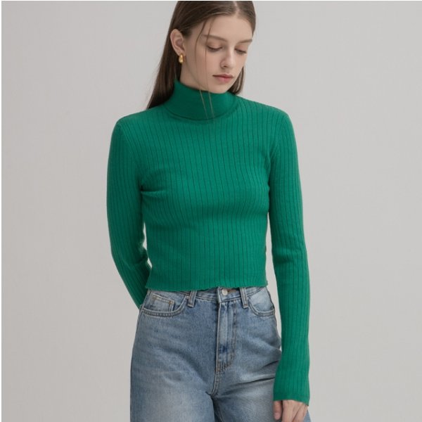 나인 캐주얼 터틀넥 니트 T-5443