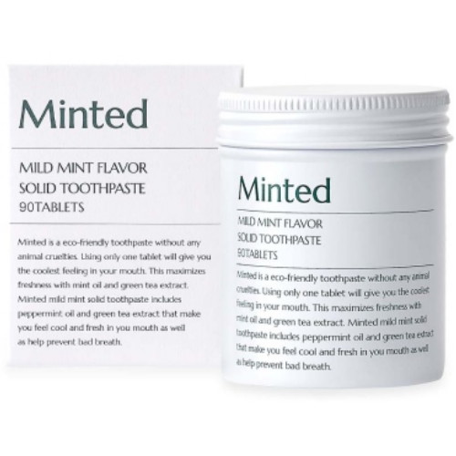 민티드 마일드민트 고체치약 90정
