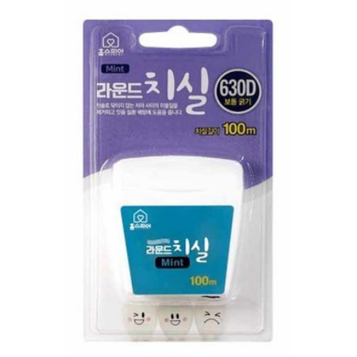 홈스피아 라운드 치실 630D 민트 100m [1개] - 에누리 가격비교