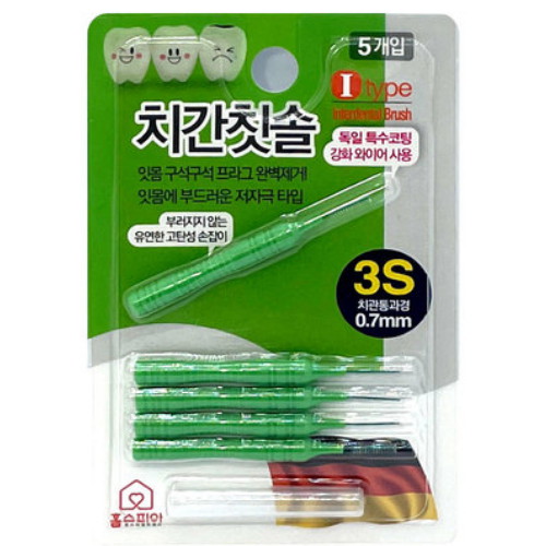 홈스피아 치간칫솔 I형 3S 5개 [1개] - 에누리 가격비교