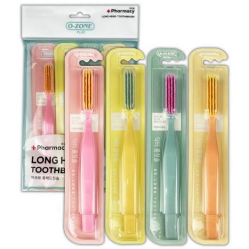 오죤  약국용 롱 헤드 칫솔 4개입