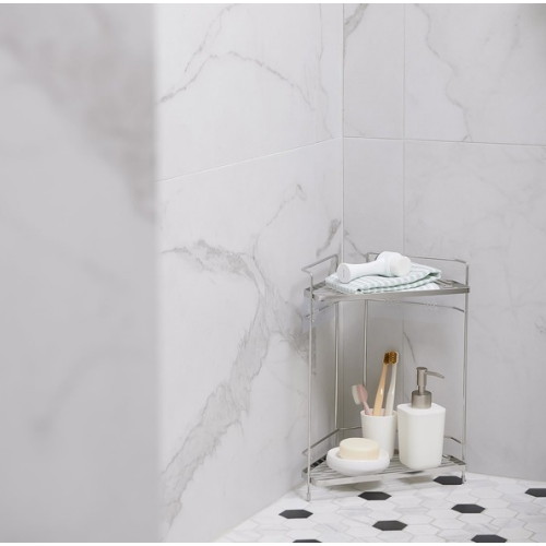 신세계인터내셔날  벽에도 부착하는 스텐 코너선반 2단