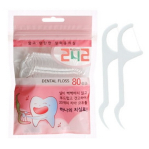 미소인터내셔널 일회용 치실 80개 [4개] - 에누리 가격비교