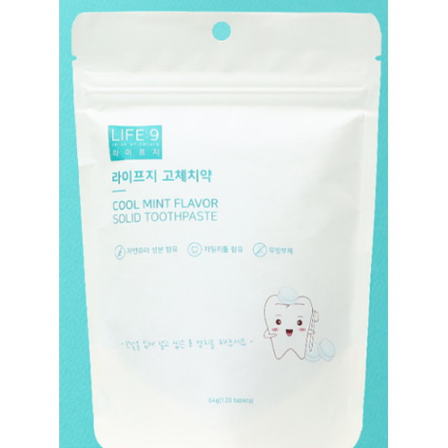 라이프지 고체치약 쿨민트 120정