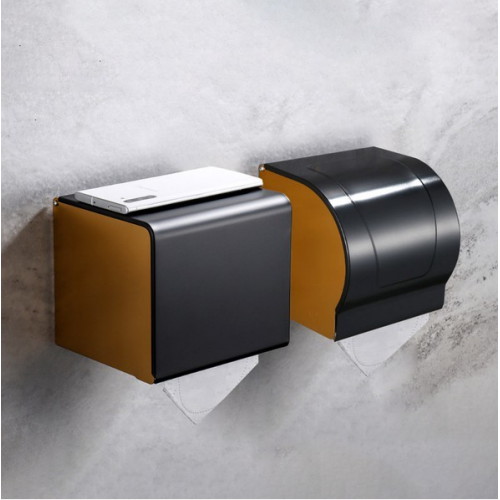 모나코올리브  메탈라인 골드블랙 휴지걸이