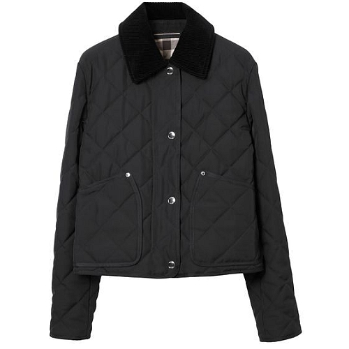 버버리 여성 랜포드 퀼팅 체크 자켓 8078519 A1189