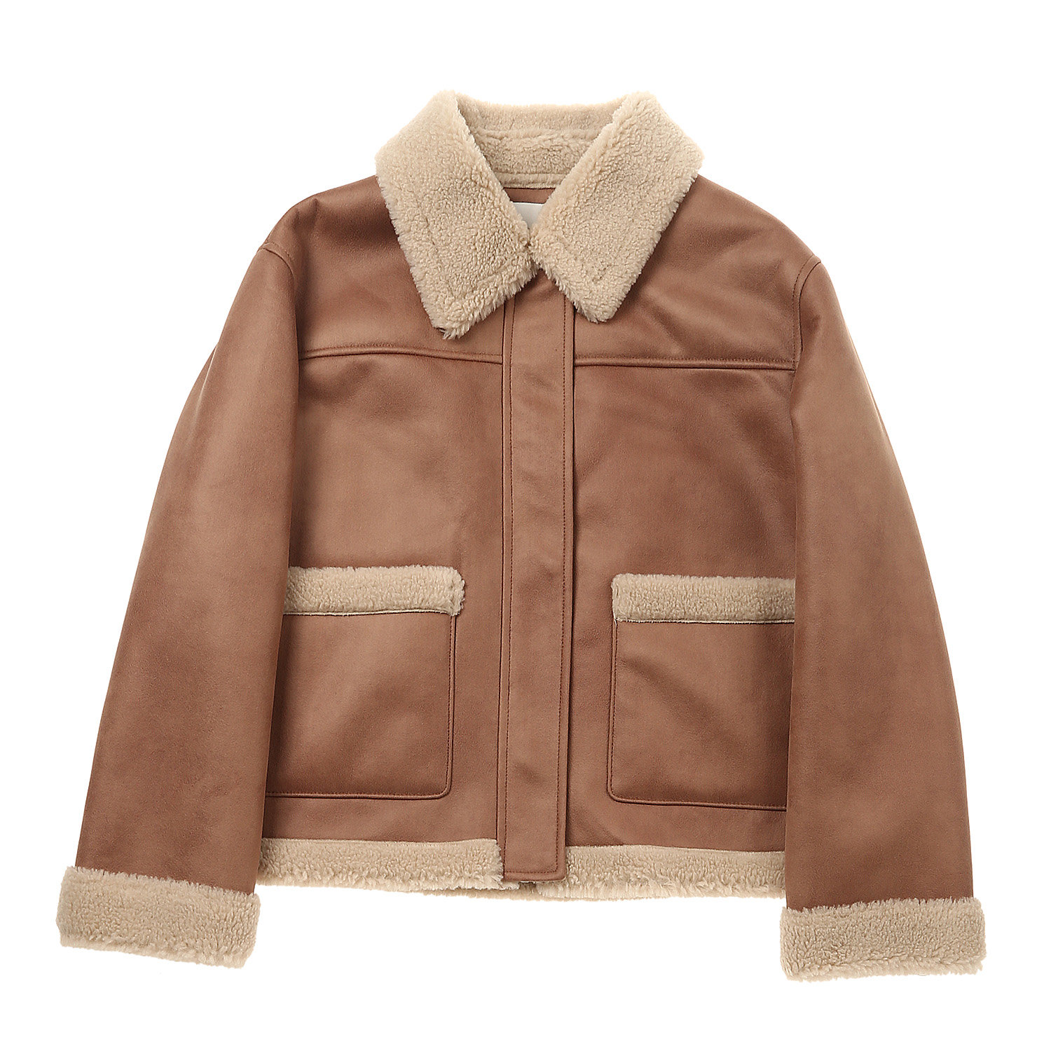 쉬즈미스 퍼카라 페이크 무스탕 SWUJKN41010