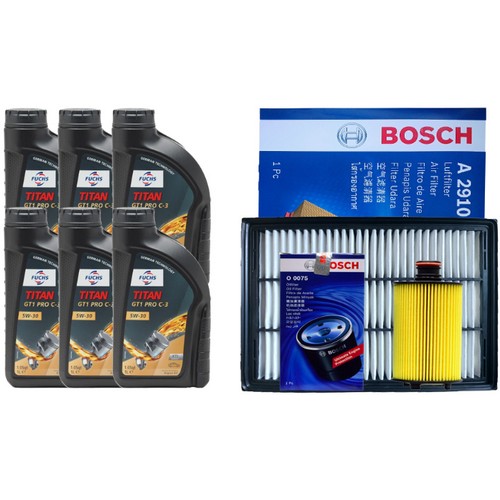훅스  타이탄 GT1 프로 C3 5W30 6L + 보쉬필터 쌍용 더뉴 코란도 스포츠 2.2 디젤