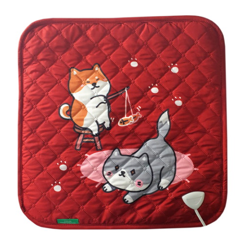 미진에스엠씨 룰루아 레드 놀아주개 전기방석 LU-C301