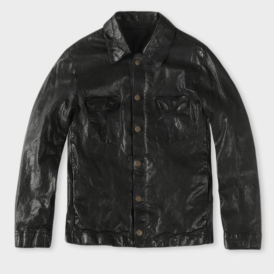 빠니깔레 램스킨 셔츠 자켓 F-ILJP54