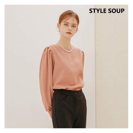 스위트숲 SOUP 베이직 라운드넥 블라우스 SZBLSE2 - 에누리 가격비교