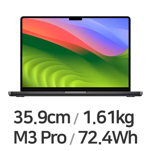 Apple 맥북프로14 M3프로 11코어 CPU, 14코어 GPU 블랙