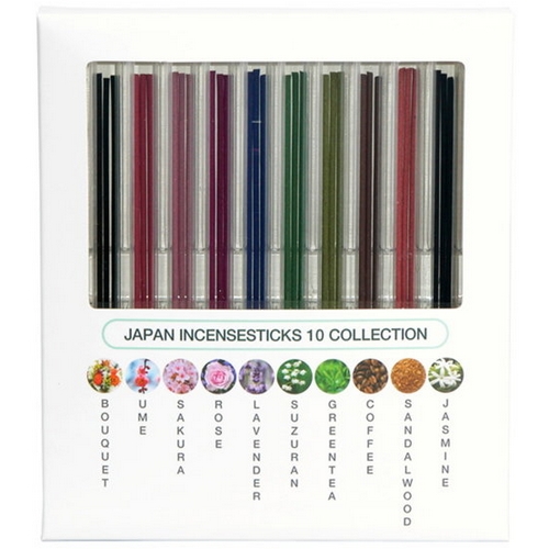 인센스월드 일본 인센스 스틱 10 컬렉션