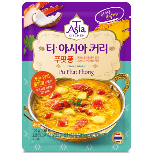샘표식품 티아시아키친 푸팟퐁 커리 분말 100g