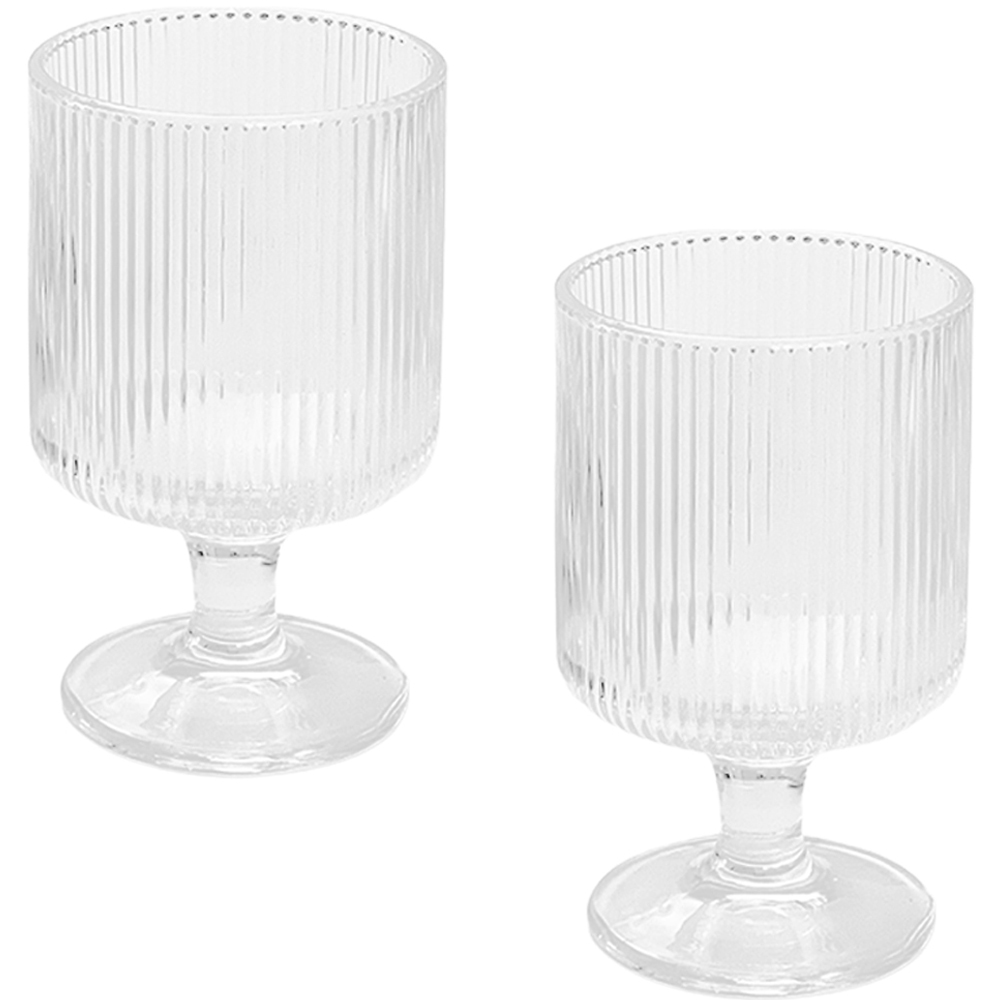 잇어스 빈티지 플리츠 고블렛 와인잔 280ml