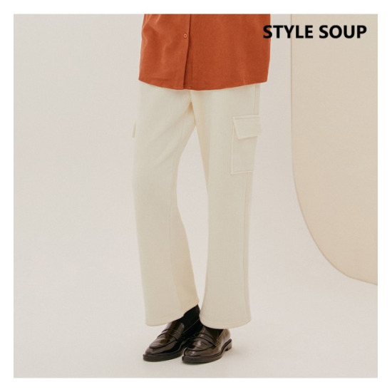 스위트숲 SOUP 코듀로이 냅핑 카고 포켓 팬츠 SZBLPE1