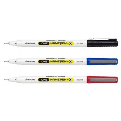 라인플러스  원네임펜X 가는글씨용 0.4mm