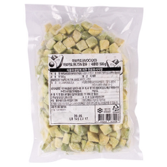 딜라잇가든  냉동 아보카도 500g