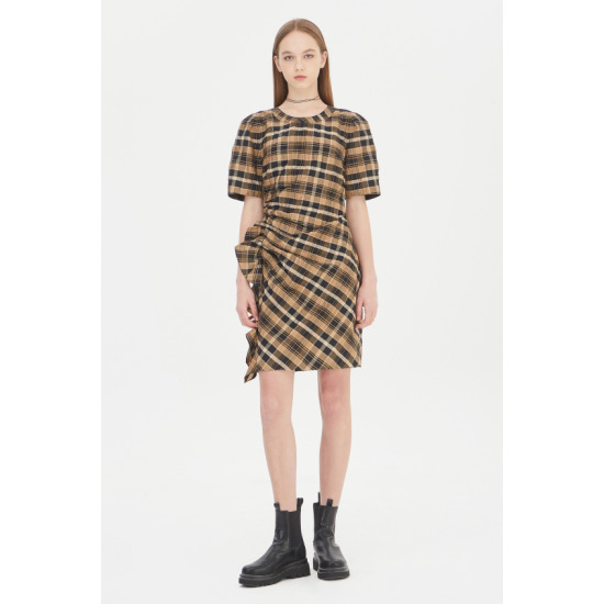 SISLEY 이라클 체크 미니 원피스 SAOP03341