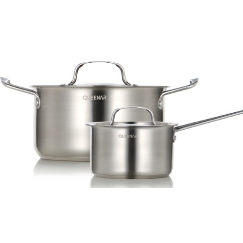 퀸나  이지쿡 스테인리스 냄비 2종 (편수16+양수20)