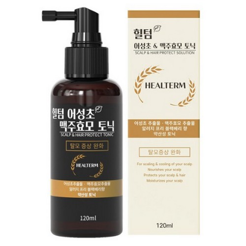 힐텀 어성초 맥주효모 두피토닉 120ml