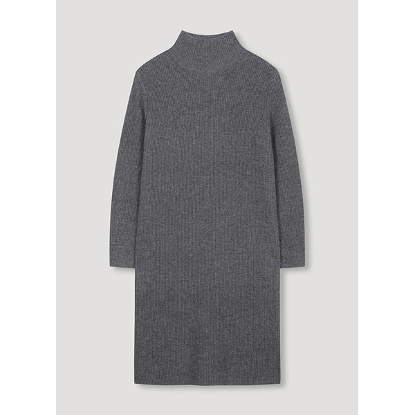 쉬즈미스 울 하이넥 니트 미디 원피스 SSKOPN41010