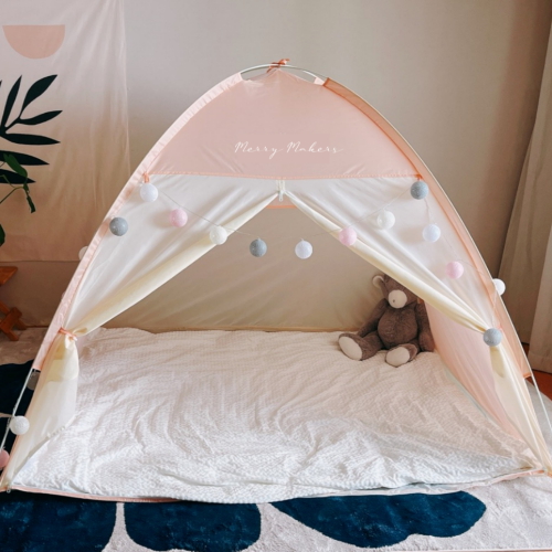 원터치  난방텐트 실내 침대 텐트 보온 방한 사각