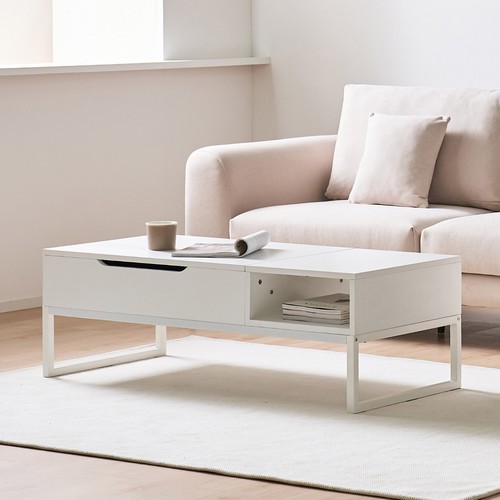 채움가구 더블 리프트업 거실 테이블 1200