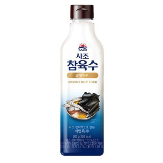 사조대림 참육수 멸치다시마 500g