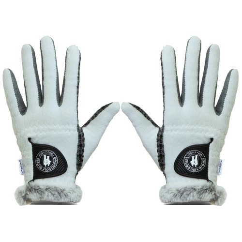 잔디로  겨울용 방한 여성용 골프장갑 양손