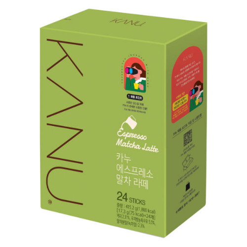 동서식품 카누 에스프레소 말차 라떼 24개입