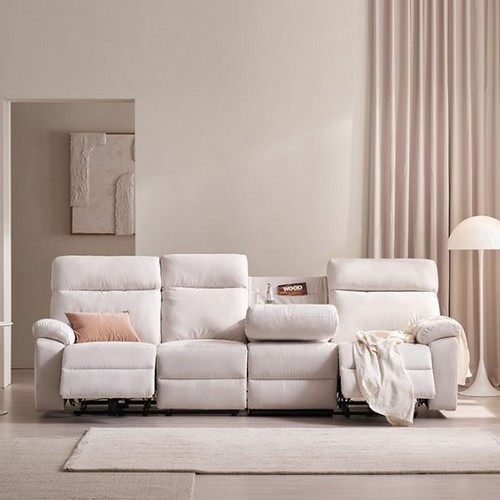 삼익가구 베르타 아쿠아텍스 패브릭 리클라이너 4인용