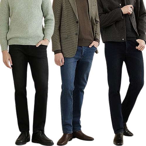 뱅뱅 23FW 남성 라이크라 이중직 기모 데님 3종