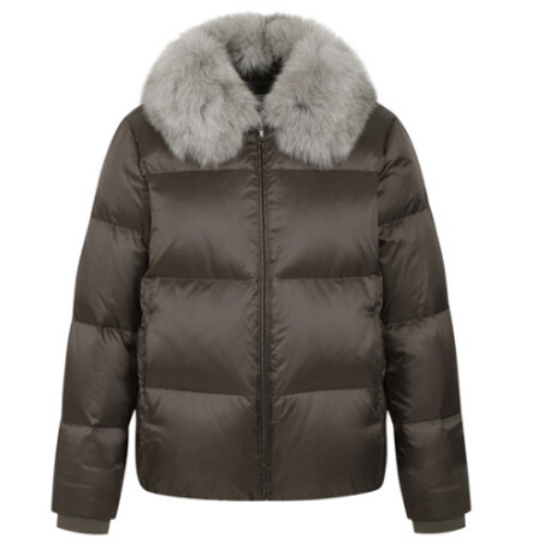 핑  23 겨울 여성 폭스퍼 카라 구스 다운 점퍼 121C4JP264