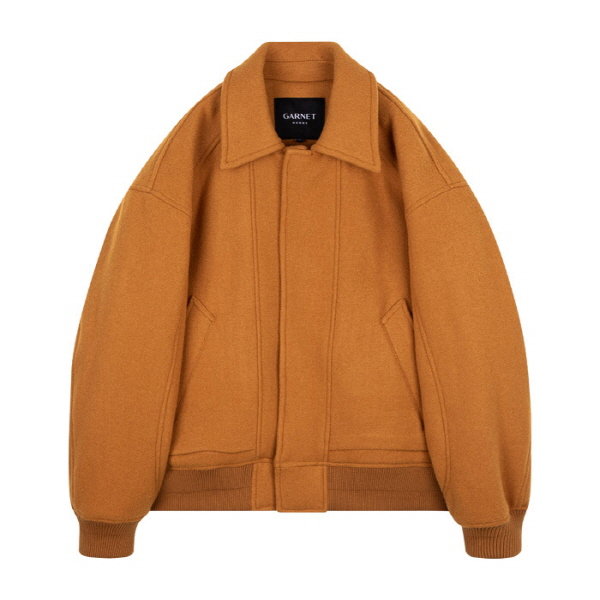 가넷옴므 GBW22317 OVER FIT 카멜 오버핏 울 블루종