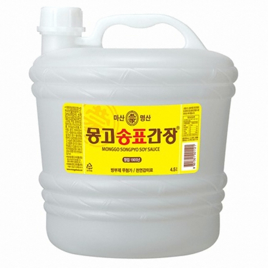 몽고식품 마산명산 몽고간장 송표 4.5L