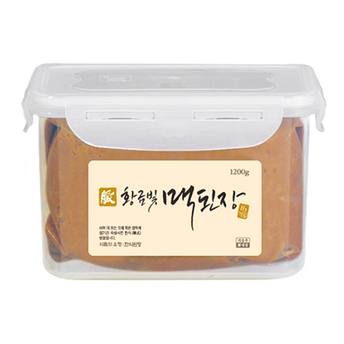 한국맥꾸룸  황금빛 맥된장 1.2kg [1개]