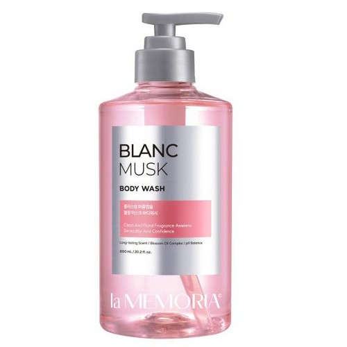 샤워메이트 라 메모리아 바디워시 블랑머스크 600ml
