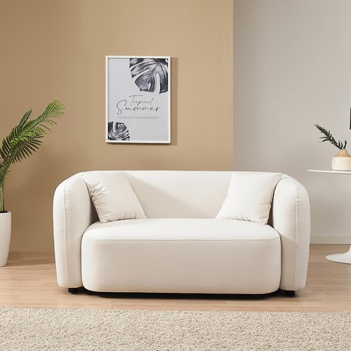 올모 디뮤어 조야 패브릭 소파 2인용