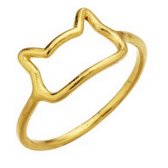 대한민국금거래소  큐티 고양이 반지 1.875g