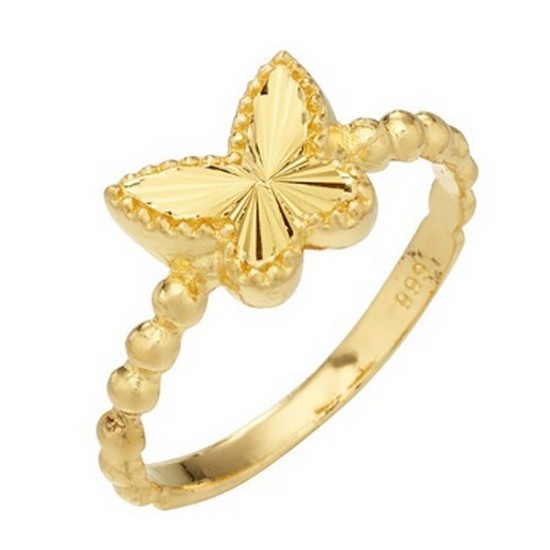 대한민국금거래소  썬레이 나비 반지 3.75g