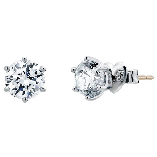 한국금다이아몬드  5부 랩 다이아몬드 귀걸이 6프롱 IGI D VS1 14K