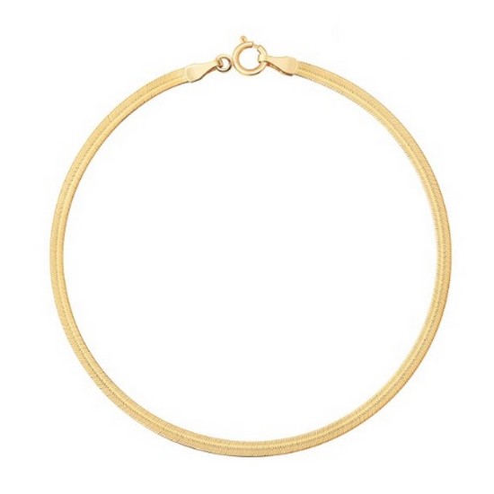 골드팡  14K 에센셜 스네이크 오메가 팔찌