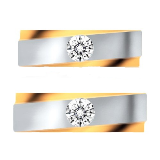 브리앙  18K 디그니티 다이아몬드 커플링 세트