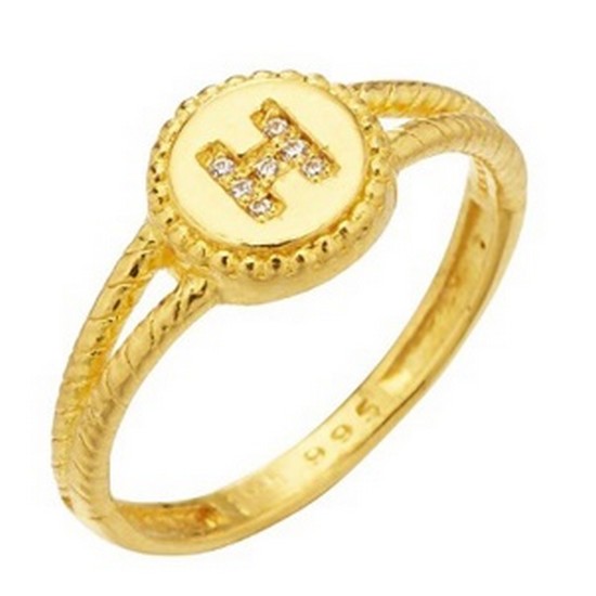 대한민국금거래소  큐빅H 반지 3.75g