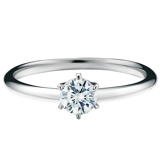 한국금다이아몬드  3부 랩 다이아몬드 반지 6프롱 IGI D VS1 18K