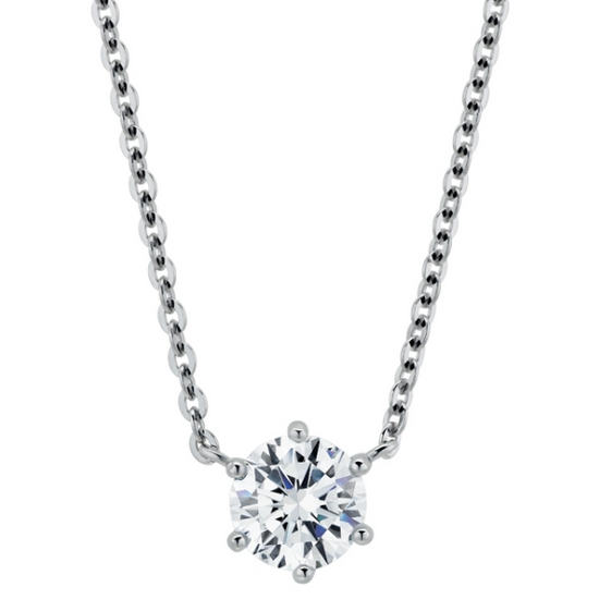 한국금다이아몬드  1캐럿 랩 다이아몬드 목걸이 6프롱 IGI D VS1 18K