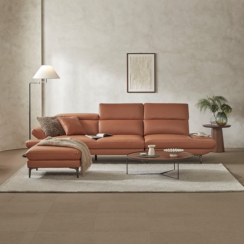 까사미아숍 벨로씨 레보르 천연가죽 소파 4인용