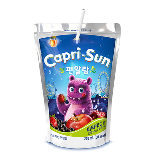 농심 카프리썬 펀알람 200ml