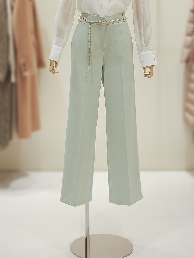 JJ지고트 체인벨티드와이드팬츠 GN2A0SL22